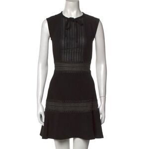 Sandro Emelie Lace Band Eyelet Dress Size XS